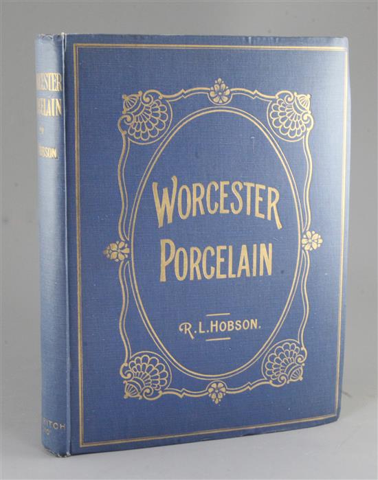 A collection of books on 18th and 19th century English ceramics,